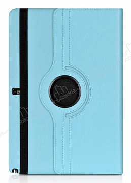 Samsung SM-P900 Galaxy Note PRO 12.2 360 Derece Dner Standl Mavi Deri Klf