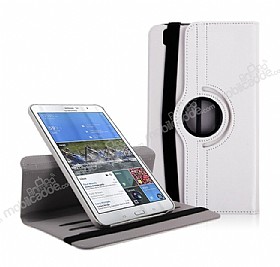 Samsung SM-T320 Galaxy Tab PRO 8.4 360 Derece Dner Standl Beyaz Klf