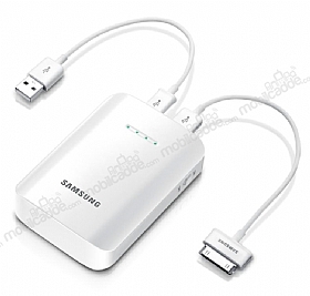 Samsung Orjinal Universal Tanabilir Powerbank USB Yedek Beyaz arj nitesi (9000mAh)