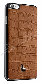 Santa Barbara Grande iPhone 6 / 6S Kahverengi Deri Rubber Klf