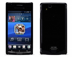 Sony Ericsson Xperia Arc Siyah Sert Parlak Klf