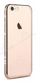 Shengo iPhone 7 / 8 Tal Kenarl Gold Silikon Klf