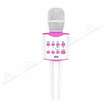 Soaiy MC7 Mor Karaoke Mikrofon