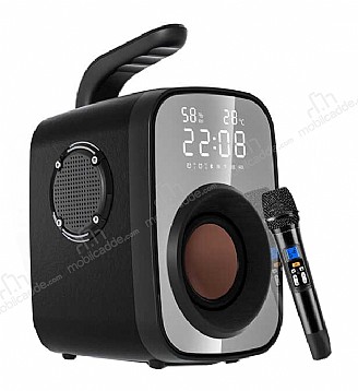 Soaiy SH25 Mikrofonlu Bluetooth Speaker Siyah Hoparlr
