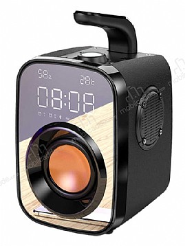 Soaiy SH25 Upgraded Bluetooth Speaker Siyah Hoparlr