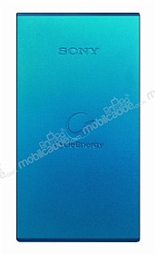 Sony 5000 mAh CP-F5 Powerbank Tanabilir Mavi Pil arj Cihaz