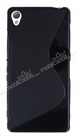 Sony Xperia Z3 Desenli Siyah Silikon Klf