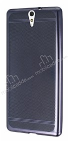 Sony Xperia C5 Ultra Specked Dark Silver Silikon Klf