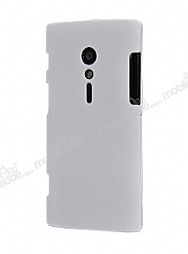 Sony Xperia ion LT28i Beyaz Sert Mat Rubber Klf