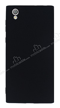 Sony Xperia L1 Mat Siyah Silikon Klf