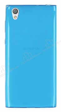 Sony Xperia L1 Ultra nce effaf Mavi Silikon Klf