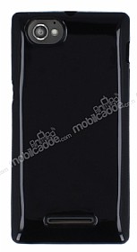 Sony Xperia M Siyah Silikon Klf