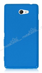 Sony Xperia M2 Mavi Silikon Klf