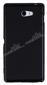 Sony Xperia M2 Siyah Silikon Klf