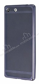 Sony Xperia M5 Specked Dark Silver Silikon Klf
