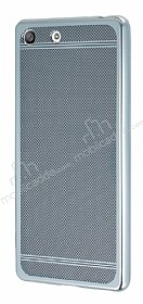 Sony Xperia M5 Specked Silver Silikon Klf