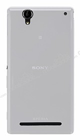 Sony Xperia T2 Ultra effaf Beyaz Silikon Klf