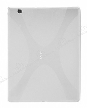 Sony Xperia Z4 Tablet Desenli effaf Silikon Klf