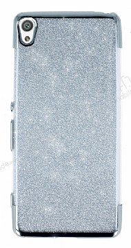 Sony Xperia XA Simli Silver Silikon Klf