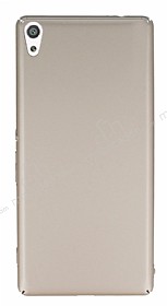 Sony Xperia XA Ultra Tam Kenar Koruma Gold Rubber Klf