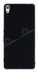 Sony Xperia XA Ultra Tam Kenar Koruma Siyah Rubber Klf