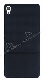 Sony Xperia XA Ultra Sper nce Noktal Siyah Silikon Klf