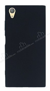 Sony Xperia XA1 Plus Mat Siyah Silikon Klf