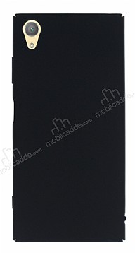 Sony Xperia XA1 Plus Tam Kenar Koruma Siyah Rubber Klf