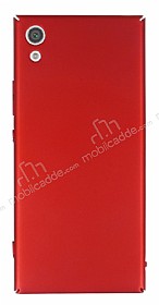Sony Xperia XA1 Ultra Tam Kenar Koruma Krmz Rubber Klf