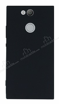 Sony Xperia XA2 Ultra Mat Siyah Silikon Klf