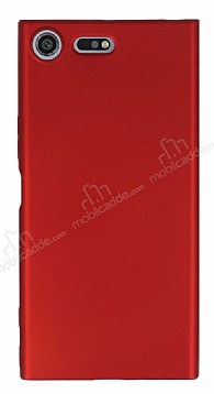 Sony Xperia XZ Premium nce Mat Krmz Silikon Klf