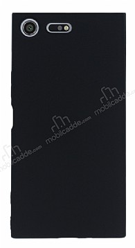 Sony Xperia XZ Premium nce Mat Siyah Silikon Klf