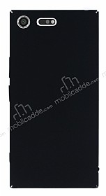 Sony Xperia XZ Premium Tam Kenar Koruma Siyah Rubber Klf