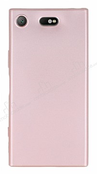 Sony Xperia XZ1 Compact Mat Rose Gold Silikon Klf