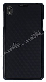 Sony Xperia Z1 ift Renkli Siyah Silikon Klf