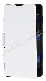 Sony Xperia Z1 Compact Standl Bataryal Beyaz Klf