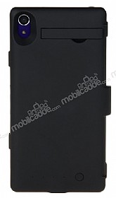 Sony Xperia Z2 Standl Bataryal Siyah Klf