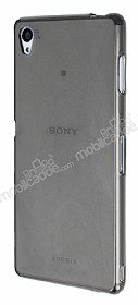 Sony Xperia Z3 effaf Siyah Silikon Klf