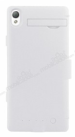 Sony Xperia Z3 Standl Bataryal Beyaz Klf