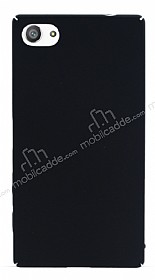Sony Xperia Z5 Compact Tam Kenar Koruma Siyah Rubber Klf