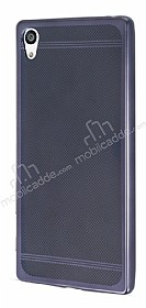 Sony Xperia Z5 Premium Specked Dark Silver Silikon Klf