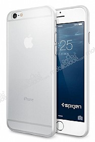 Spigen Air Skin iPhone 6 / 6S Ultra nce effaf Beyaz Rubber Klf