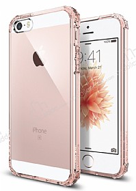 Spigen iPhone SE / 5 / 5S Crystal Shell Ultra Koruma Rose Gold Klf