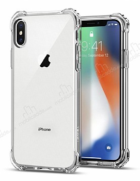 Spigen Rugged Crystal iPhone X / XS Ultra Koruma effaf Klf