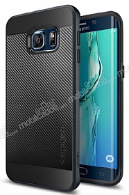 Spigen Neo Hybrid Carbon Samsung Galaxy S6 Edge Plus Koyu Mavi Klf