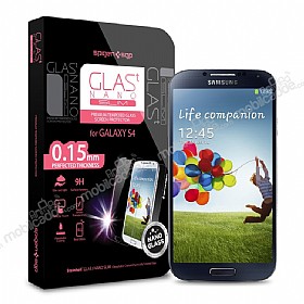 Spigen Samsung i9500 Galaxy S4 Glas.t Nano Premium Cam Ekran Koruyucu