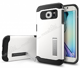 Spigen Slim Armor Samsung i9800 Galaxy S6 Edge Beyaz Klf