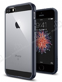 Spigen Ultra Hybrid iPhone SE / 5 / 5S Ultra Koruma Lacivert Klf