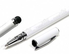 Beyaz Stylus Kalem ve Tkenmez Kalem bir arada