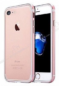 Sulada iPhone 7 / 8 Metal Bumper ereve Rose Gold Klf